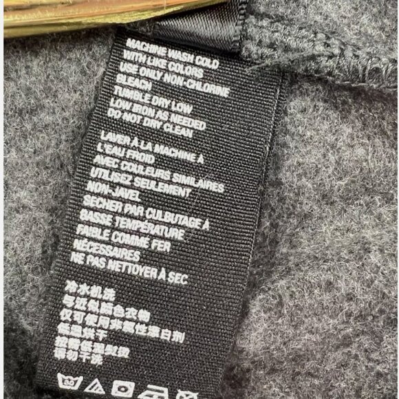 Free People Movement Climb High Gray Full Zip Fleece Jacket Flare Sleeves - Picture 12 of 16